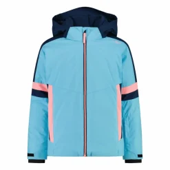 CMP Giacche E Pantaloni Sci^Giacca da sci da bambina con cappuccio staccabile