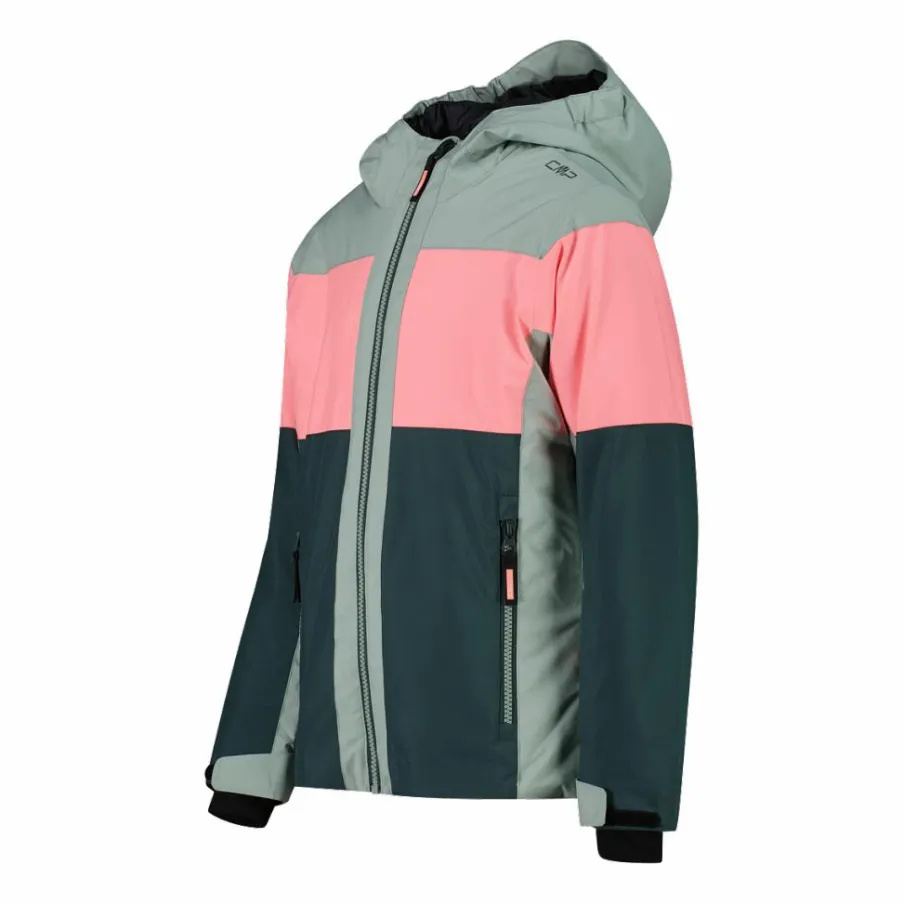 CMP Giacche E Pantaloni Sci^Giacca da sci da bambina con cappuccio