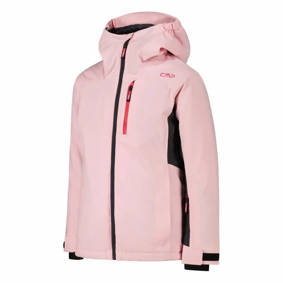 CMP Giacche E Pantaloni Sci^Giacca da sci da bambina con cappuccio