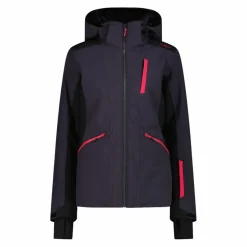 Donna CMP Giacche Invernali|Giacche Sci^Giacca da sci da donna in 4-way stretch con cappuccio staccabile