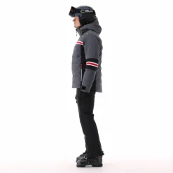 Uomo CMP Giacche Sci|Giacche Invernali^Giacca da sci da uomo in twill con cappuccio 4 way stretch