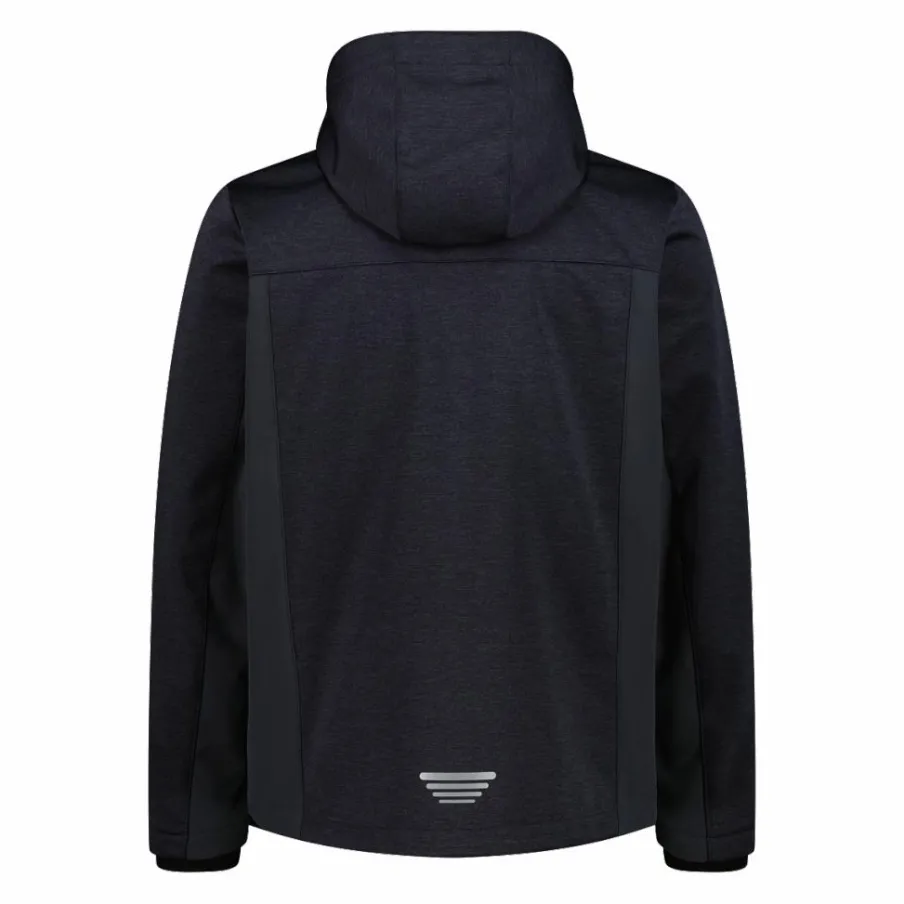 Uomo CMP Giacche Trekking|Giacche Softshell^Giacca da uomo con Cappuccio Staccabile melange