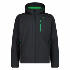 Uomo CMP Giacche Trekking|Giacche Softshell^Giacca da uomo in Softshell con cappuccio staccabile