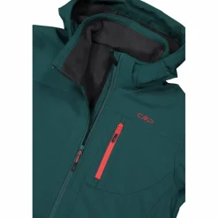 Uomo CMP Giacche Trekking|Giacche Softshell^Giacca da uomo in Softshell con cappuccio staccabile