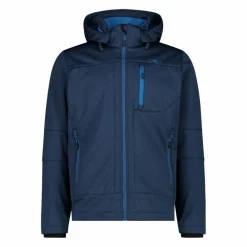 Uomo CMP Giacche Trekking|Giacche Softshell^Giacca da uomo in Softshell melange con cappuccio staccabile