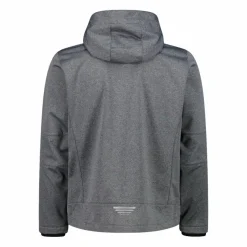 Uomo CMP Giacche Trekking|Giacche Softshell^Giacca da uomo in Softshell melange con cappuccio staccabile