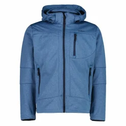 Uomo CMP Giacche Trekking|Giacche Softshell^Giacca da uomo in Softshell melange con cappuccio staccabile