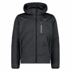 Uomo CMP Giacche Trekking|Giacche Softshell^Giacca da uomo in Softshell melange con cappuccio staccabile