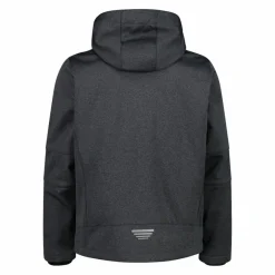 Uomo CMP Giacche Trekking|Giacche Softshell^Giacca da uomo in Softshell melange con cappuccio staccabile