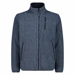 Uomo CMP Maglioni E Felpe^Giacca da uomo rivestita in pile mélange in poliestere riciclato