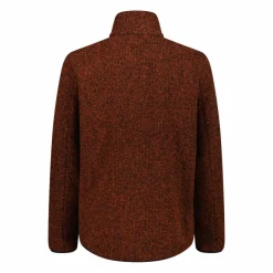 Uomo CMP Maglioni E Felpe^Giacca da uomo rivestita in pile mélange in poliestere riciclato