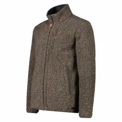 Uomo CMP Maglioni E Felpe^Giacca da uomo rivestita in pile mélange in poliestere riciclato