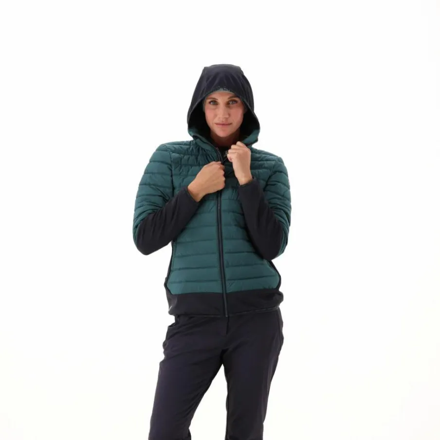 Donna CMP Giacche Imbottite E Piumini|Giacche Trekking^Giacca ibrida donna imbottita Unlimitech con PrimaLoft® Black ThermoPlume con cappuccio