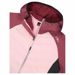 Donna CMP Pile^Giacca ibrida imbottita con cappuccio da donna Unlimitech