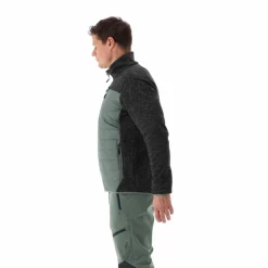 Uomo CMP Pile^Giacca ibrida in pile da uomo in Knit Tech melange