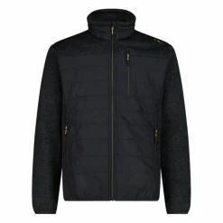 Uomo CMP Pile^Giacca ibrida in pile da uomo in Knit Tech melange