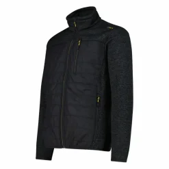 Uomo CMP Pile^Giacca ibrida in pile da uomo in Knit Tech melange