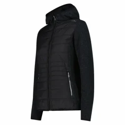 Donna CMP Pile^Giacca ibrida in pile knit tech da donna