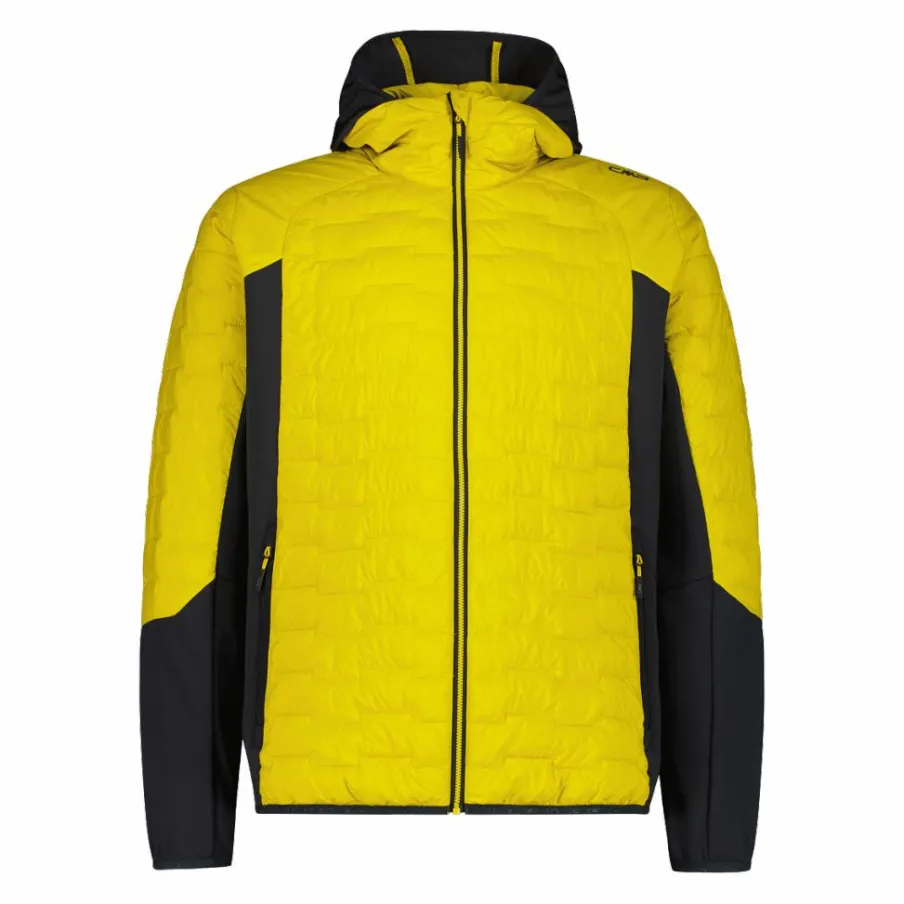 Uomo CMP Giacche Imbottite E Piumini|Giacche Trekking^Giacca ibrida uomo imbottita Unlimitech con PrimaLoft® Black ThermoPlume con cappuccio