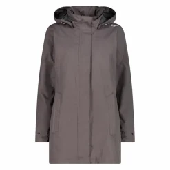 Donna CMP Gusci E Giacche Impermeabili^Giacca impermeabile lunga da donna in Ripstop