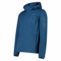 Uomo CMP Giacche Trekking|Giacche Softshell^Giacca in Light Softshell con cappuccio staccabile da uomo