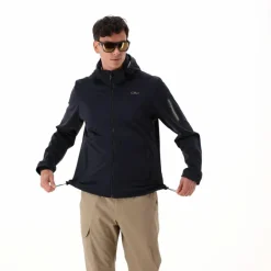 Uomo CMP Giacche Trekking|Giacche Softshell^Giacca in Light Softshell con cappuccio staccabile da uomo
