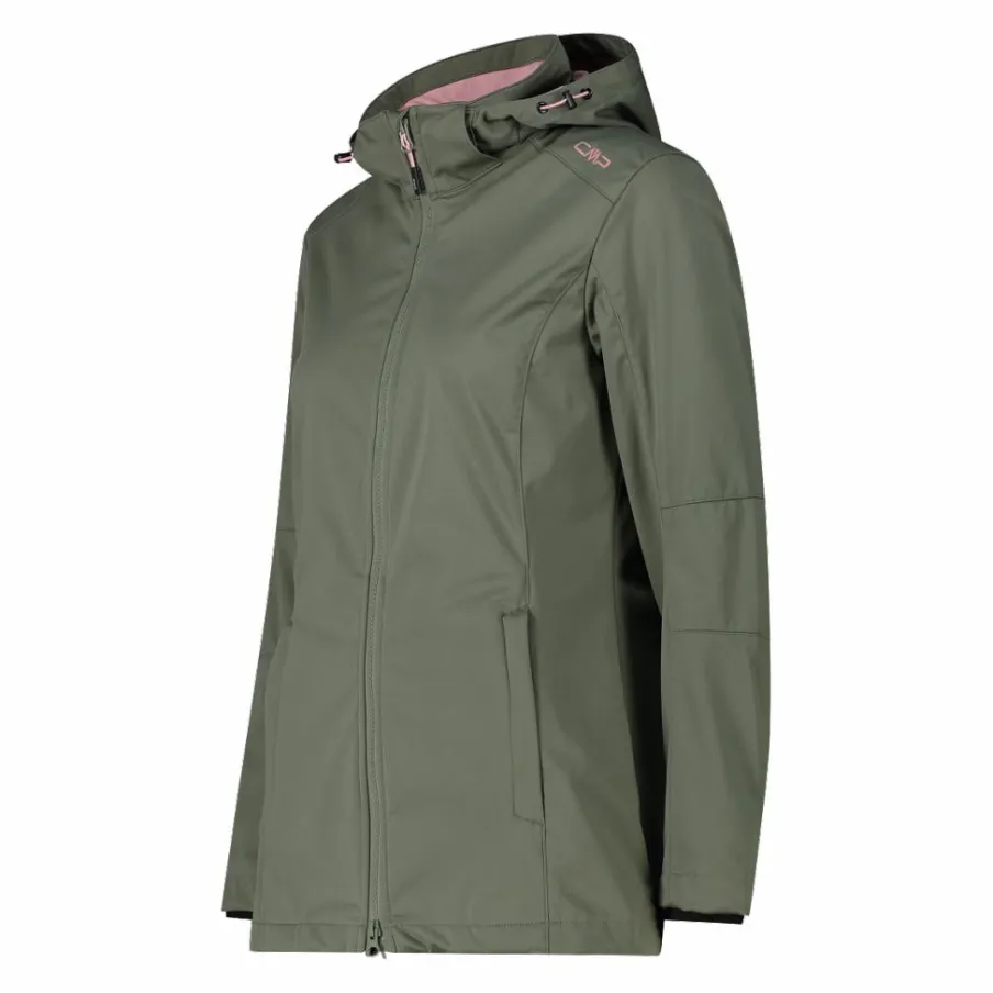 Donna CMP Giacche Trekking|Giacche Softshell^Giacca in Light Softshell con cappuccio staccabile da donna