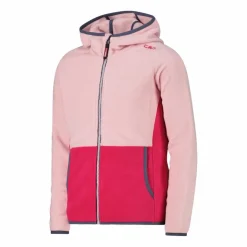 CMP Pile E Felpe^Giacca in pile con zip da bambina color block con cappuccio