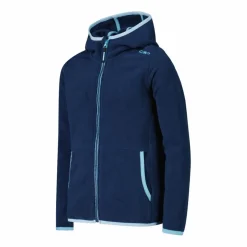 CMP Pile E Felpe^Giacca in pile con zip da bambina color block con cappuccio