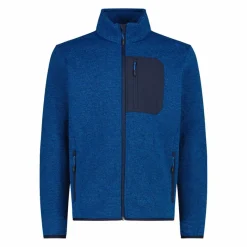 Uomo CMP Pile^Giacca in pile con zip da uomo in knit tech