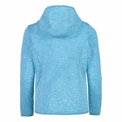 CMP Pile E Felpe^Giacca in pile da bambina in knit-tech mélange con cappuccio