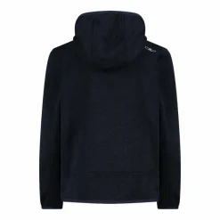 Bambino CMP Pile E Felpe^Giacca in pile da bambino in knit-tech mélange con cappuccio
