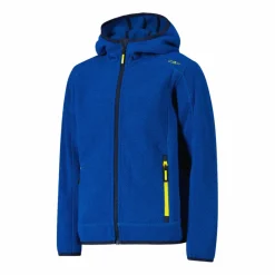 Bambino CMP Pile E Felpe^Giacca in pile da bambino in knit-tech mélange con cappuccio