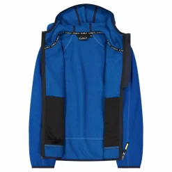 Bambino CMP Pile E Felpe^Giacca in pile da bambino in knit-tech mélange con cappuccio