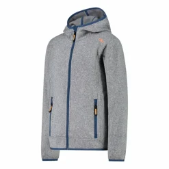 Bambino CMP Pile E Felpe^Giacca in pile da bambino in knit-tech mélange con cappuccio
