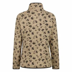 Donna CMP Pile^Giacca in pile da donna in knit tech stampata