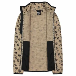 Donna CMP Pile^Giacca in pile da donna in knit tech stampata