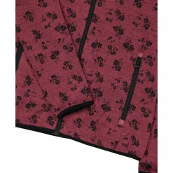 Donna CMP Pile^Giacca in pile da donna in knit tech stampata