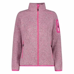 Donna CMP Pile^Giacca in pile da donna in Knit-Tech mèlange