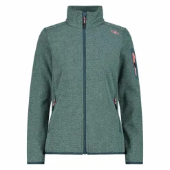 Donna CMP Pile^Giacca in pile da donna in Knit-Tech mèlange
