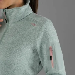 Donna CMP Pile^Giacca in pile da donna in Knit-Tech mèlange