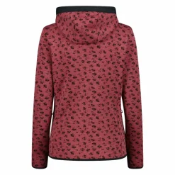 Donna CMP Pile^Giacca in pile da donna stampata con cappuccio