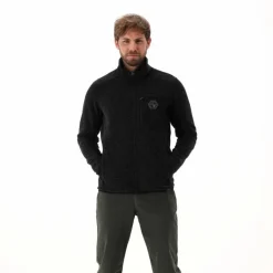 Uomo CMP Pile^Giacca in pile da uomo in knit tech melange