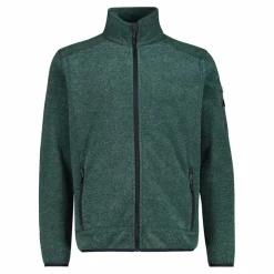 Uomo CMP Pile^Giacca in Pile da uomo in knit-tech mélange