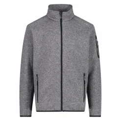 Uomo CMP Pile^Giacca in Pile da uomo in knit-tech mélange