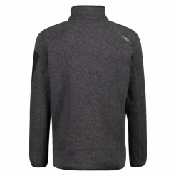 Uomo CMP Pile^Giacca in Pile da uomo in knit-tech mélange