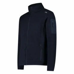 Uomo CMP Pile^Giacca in Pile da uomo in knit-tech mélange