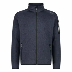 Uomo CMP Pile^Giacca in Pile da uomo in knit-tech mélange