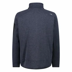Uomo CMP Pile^Giacca in Pile da uomo in knit-tech mélange