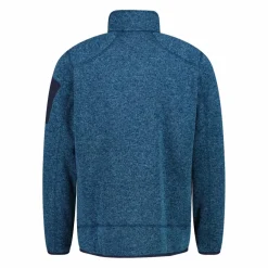 Uomo CMP Pile^Giacca in Pile da uomo in knit-tech mélange